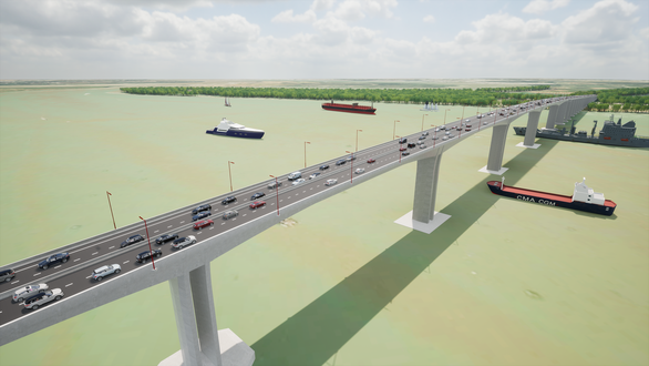 Bộ Giao thông vận tải đề nghị TP.HCM giao mặt bằng sớm để khởi công cầu Nhơn Trạch - Ảnh 1.