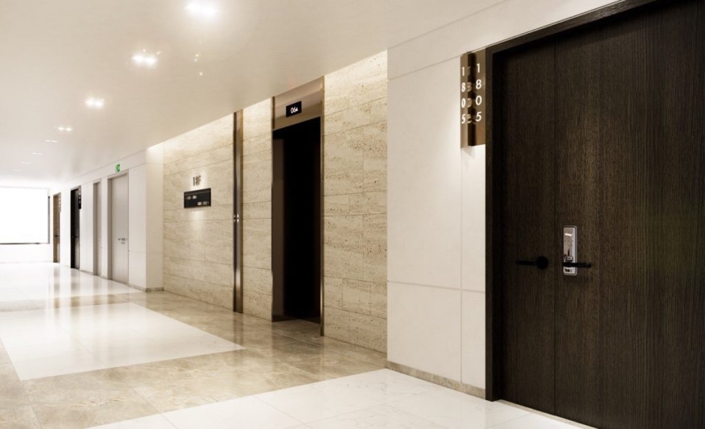 Hệ thống thang máy riêng đến sảnh căn hộ, ứng dụng công nghệ thông minh - “đặc quyền” riêng tư cho chủ căn hộ. Ảnh minh họa: Thu Thiem Zeit River
